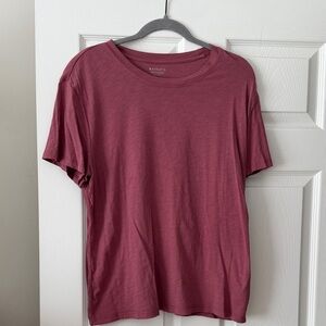 Athleta Men's Short-Sleeve Crewneck T-Shirt - Rosewood